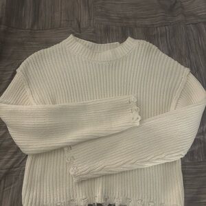 Sincerely Jules Cream Knit Sweater